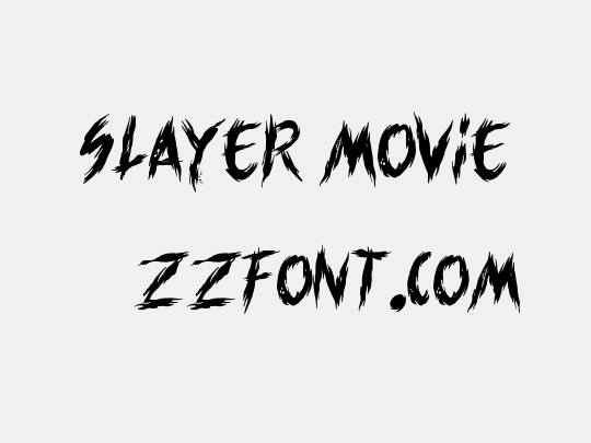 Slayer movie