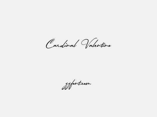 Cardinal Valentino