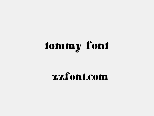 tommy font
