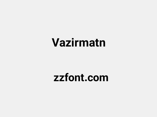 Vazirmatn