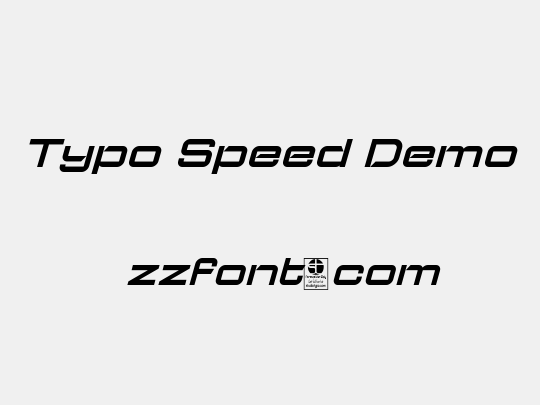 Typo Speed Demo