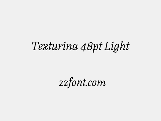 Texturina 48pt Light
