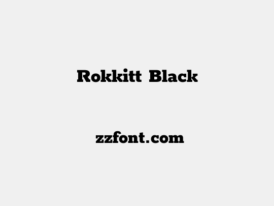 Rokkitt Black