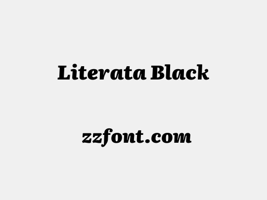 Literata Black