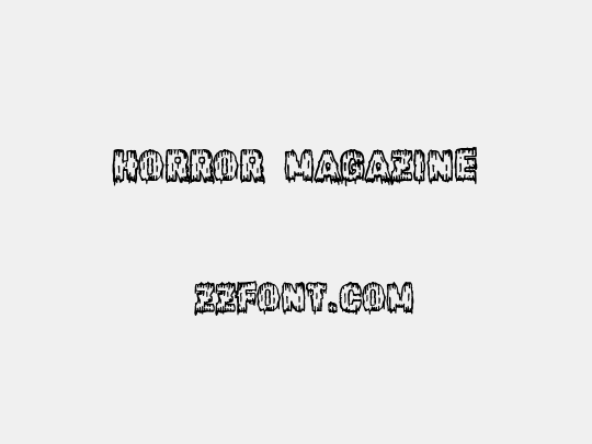 Horror Magazine