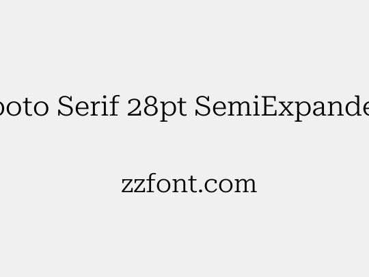 Roboto Serif 28pt SemiExpanded Light