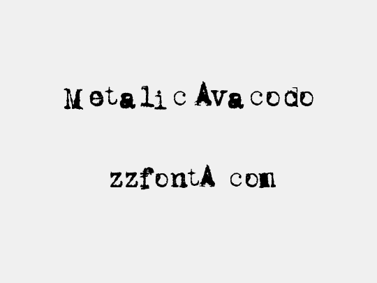 Metalic Avacodo