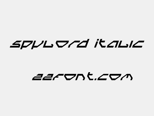 Spylord Italic