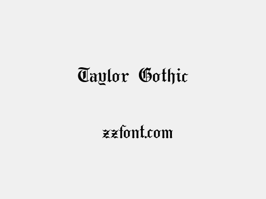 Taylor Gothic