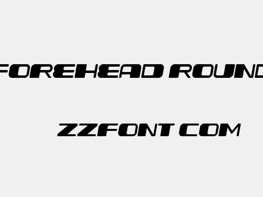 Forehead Round