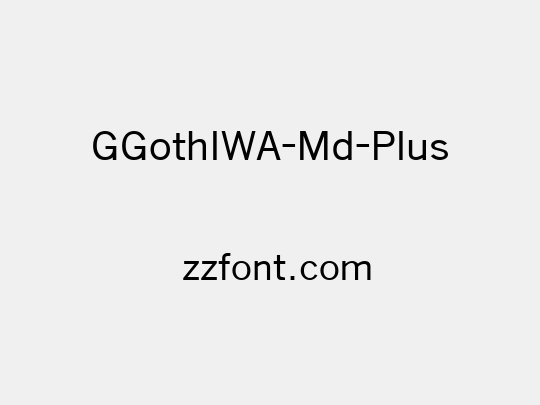 GGothIWA-Md-Plus