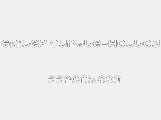 Smiley Turtle-Hollow