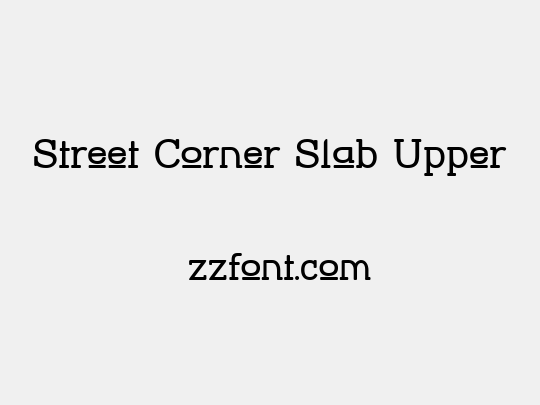 Street Corner Slab Upper