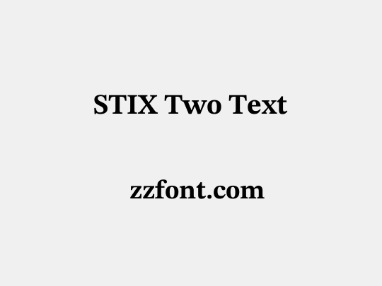 STIX Two Text