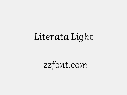 Literata Light
