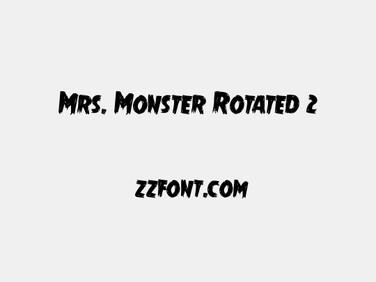 Mrs. Monster Rotated 2