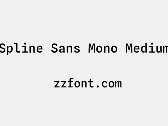 Spline Sans Mono Medium