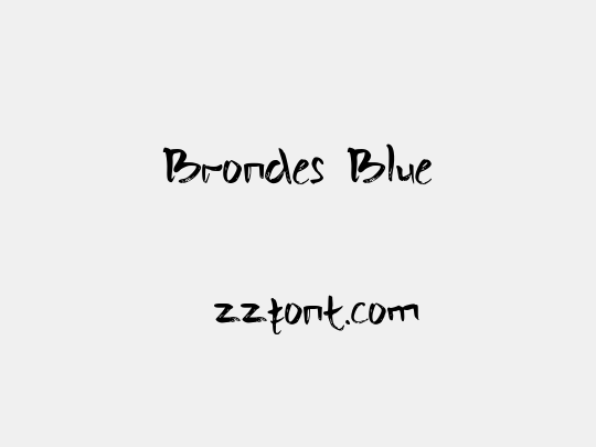 Brondes Blue