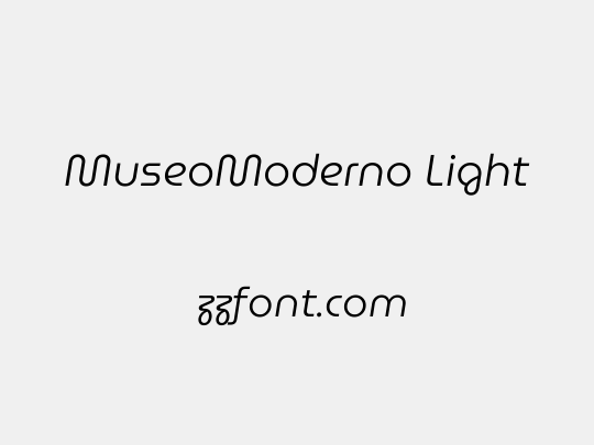 MuseoModerno Light