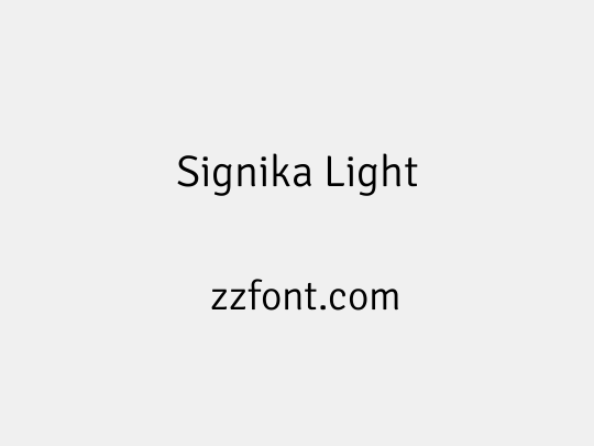 Signika Light