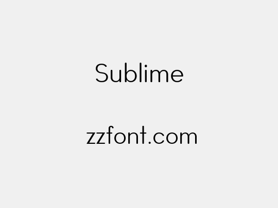 Sublime