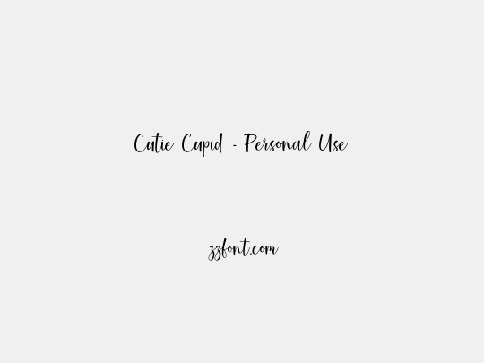Cutie Cupid - Personal Use