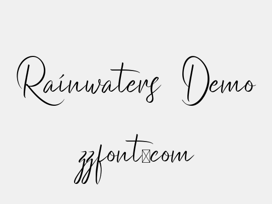 Rainwaters Demo