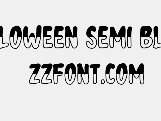 Halloween semi black