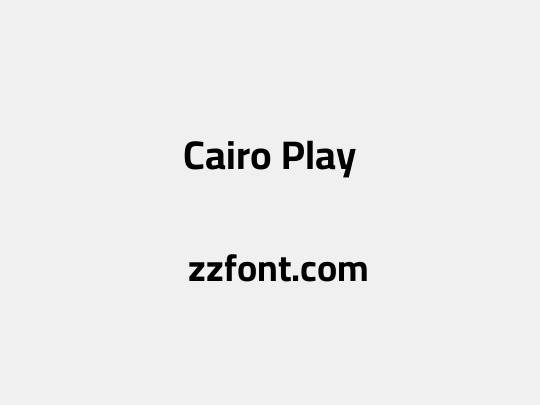 Cairo Play