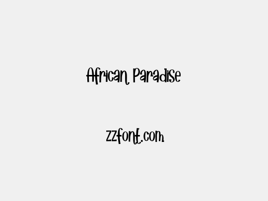 African Paradise
