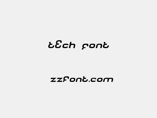 Tech Font