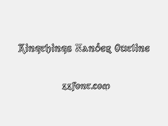 Kingthings Xander Outline