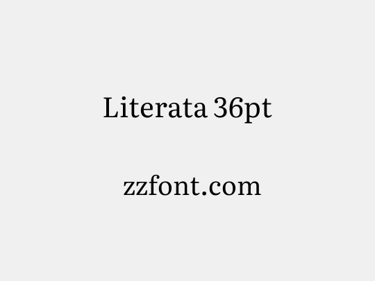 Literata 36pt