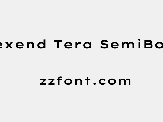 Lexend Tera SemiBold