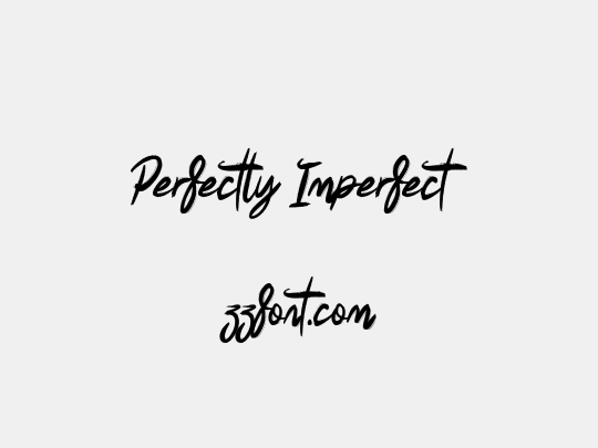 Perfectly Imperfect