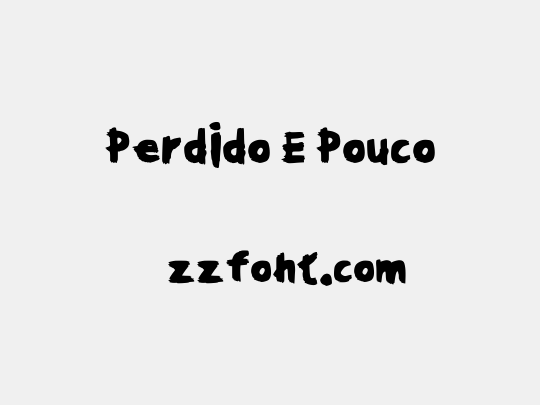 Perdido E Pouco
