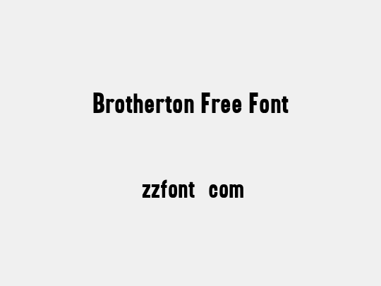 Brotherton Free Font