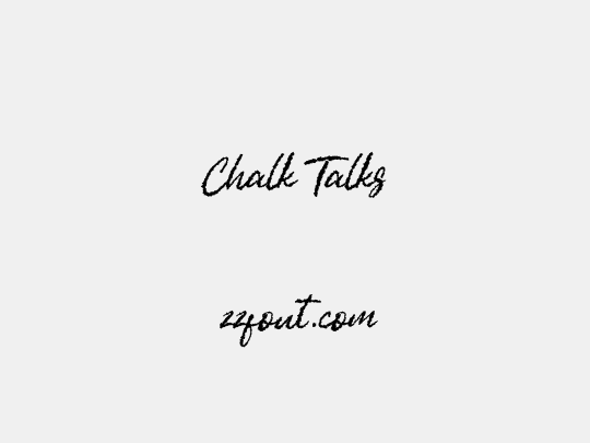 Chalk Talks