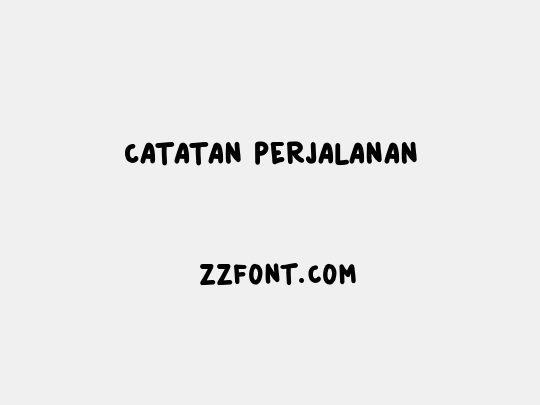 Catatan Perjalanan