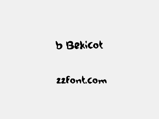 b Bekicot