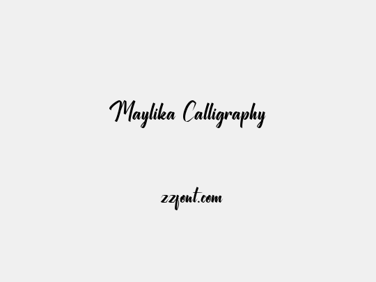 Maylika Calligraphy