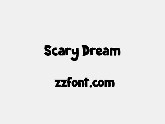 Scary Dream