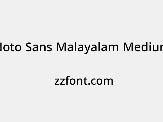 Noto Sans Malayalam Medium