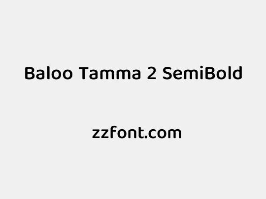 Baloo Tamma 2 SemiBold