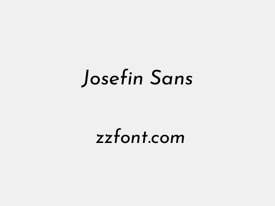 Josefin Sans