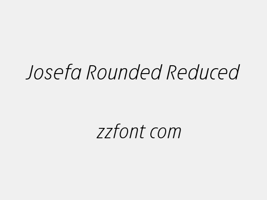 Josefa Rounded Reduced