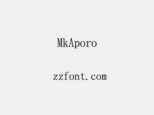 MkAporo