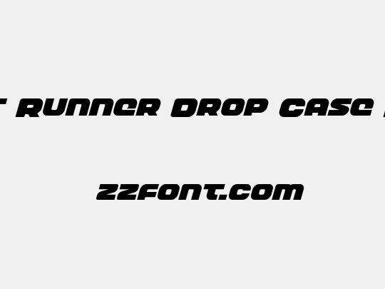 Front Runner Drop Case Italic