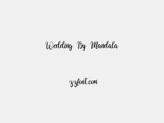 Wedding By Mandala