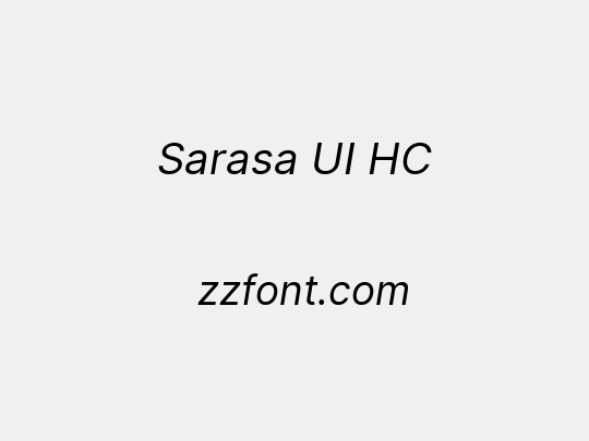 Sarasa UI HC